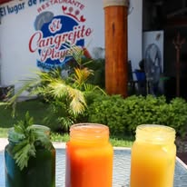 Jarras de jugos naturales